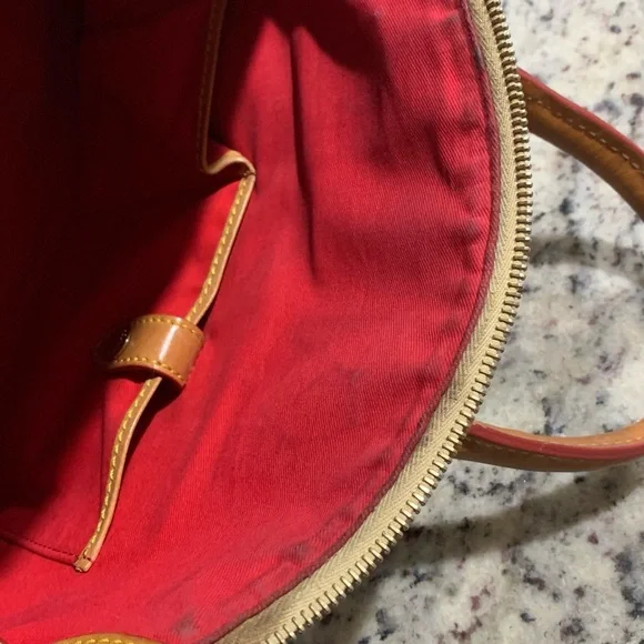 Dooney & Bourke chevron domed satchel - Picture 6 of 9